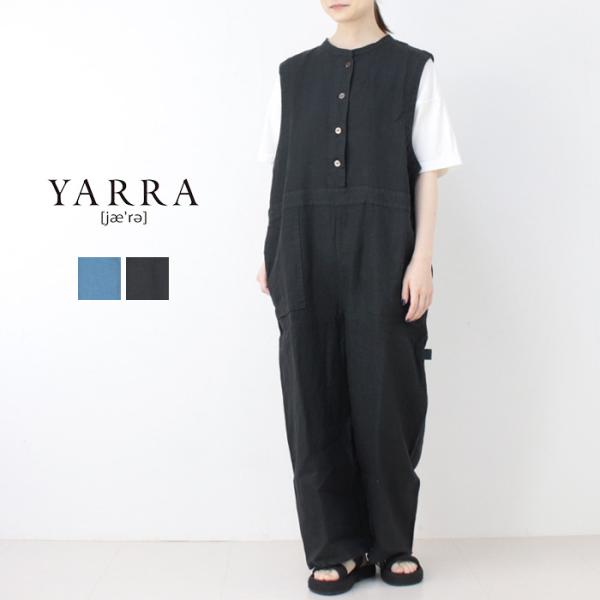 ヤラ YARRA オリジナルリネンオーバーオール 1525-255 ボトムス パンツ サロペット 無...