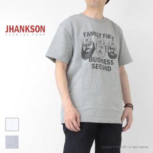 ジャンクソン JHANKSON プリント半袖Tシャツ FAMILY FIRST 24047 メンズ レディース 半袖 コラボプリント 2025春夏｜more-net2