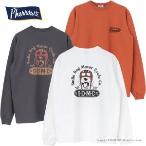 フェローズ PHERROW'S プリント長袖Tシャツ 25S-PLT3 メンズ 日本製 SDMC 2025春夏｜more-net2