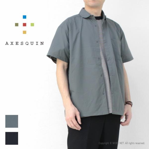 アクシーズクイン AXESQUIN パーテックスヘリウムショートスリーブシャツ 321093 メンズ...