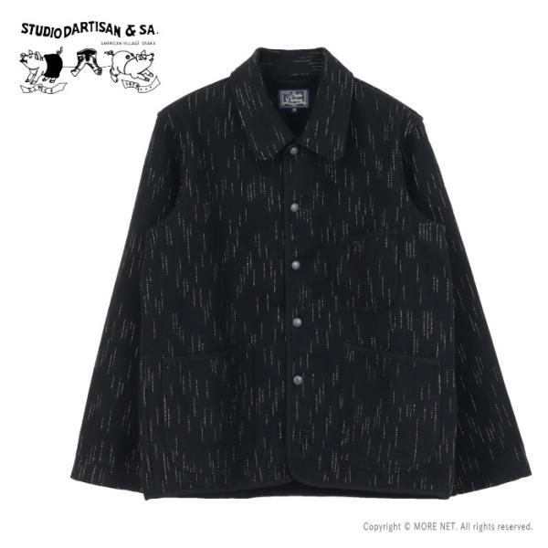 ステュディオ・ダルチザン STUDIO D&apos;ARTISAN 絣染ビーチクロスジャケット 4616 メ...