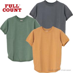 フルカウント FULLCOUNT ピグメントダイ フラットシームヘビーウェイトTシャツ 5222-25 メンズ 日本製 半袖 無地 2025春夏｜more-net2