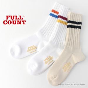 フルカウント FULLCOUNT リブクルーソックス 6110-4 メンズ 日本製 クラシカル ライン 2025春夏/メール便可/返品交換不可｜more-net2