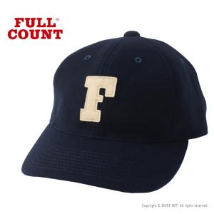 フルカウント FULLCOUNT 6パネルメルトンベースボールFキャップ 6843-24B メンズ 日本製 帽子｜more-net2