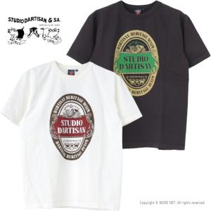 ステュディオ・ダルチザン STUDIO D'ARTISAN 吊り編みプリントTシャツ 8179B メンズ 日本製 半袖 肉厚 2025春夏｜more-net2