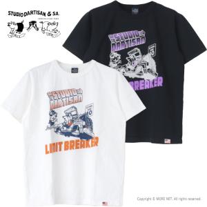 ステュディオ・ダルチザン STUDIO D'ARTISAN USAコットンプリントTシャツ 8180A メンズ 日本製 半袖 2025春夏｜more-net2