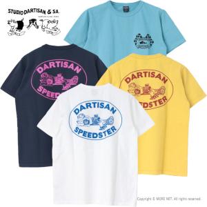 ステュディオ・ダルチザン STUDIO D'ARTISAN USAコットンプリントTシャツ 8181A メンズ 日本製 半袖 SPEEDSTAR 2025春夏｜more-net2