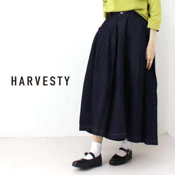 ハーベスティ HARVESTY 10ozデニムカルメンキュロット A21803/A21803-2 ワ...