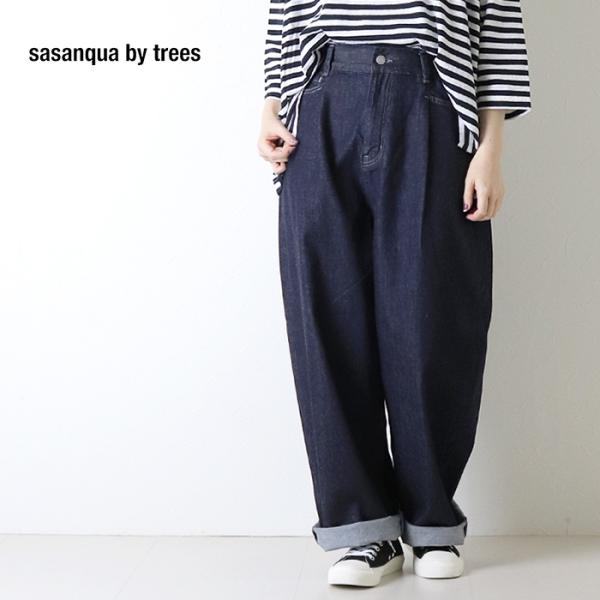 サザンカバイツリーズ sasanqua by trees オーガニックコットンデニムクルーパンツ A...
