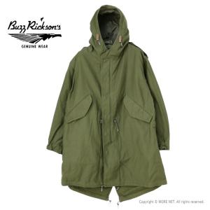 バズリクソンズ BUZZ RICKSON'S M-51 モッズコート パーカー BR12266 メンズ 日本製 ミリタリー ジャケット｜more-net2