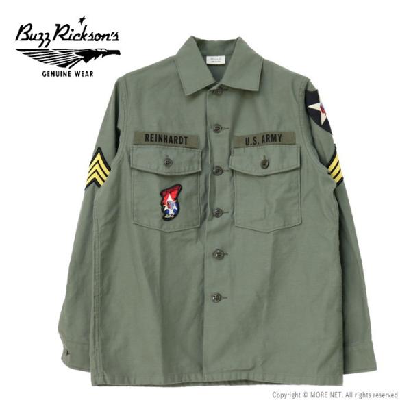 バズリクソンズ BUZZ RICKSON&apos;S コットンサテン ユーティリティーシャツ &quot;DEMILI...