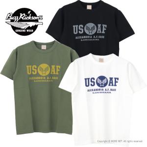 バズリクソンズ BUZZ RICKSON'S ガヴァメントイシューTシャツ BR79397 メンズ 日本製 U.S.AIR FORCE 半袖｜more-net2