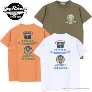 バズリクソンズ BUZZ RICKSON'S プリント半袖Tシャツ BR79516 メンズ アメリカ製 19th BOMBARDMENT GP. 2025春夏｜more-net2