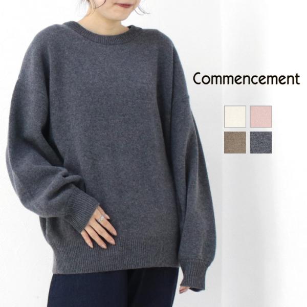 コメンスメント Commencement クルーワイドセーター/Crew Wide Sweater ...