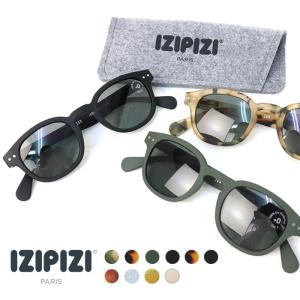 イジピジ IZIPIZI UVカットサングラス#C SUN (+0) C-SUN カラーレンズ ウェリントン レトロスクエア レディース 男女兼用 紫外線カット 2025春夏｜more-net2