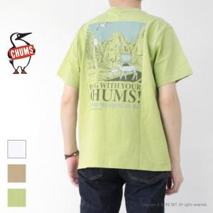 チャムス CHUMS アンチバグチャムスナショナルパークスTシャツ CH01-2510 メンズ 半袖 虫よけ加工 2025春夏/メール便可｜more-net2