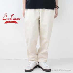 クックマン COOKMAN シェフパンツ デニムナチュラル メンズ レディース｜more-net2