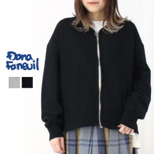 ダナファヌル Dana Faneuil ヘビー裏毛ダブルジップカーディガン D-5125101 日本製 羽織 スウェット ジャケット ライトアウター レディース 2025春夏｜more-net2