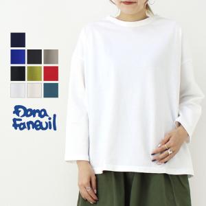 ダナファヌル Dana Faneuil ムラ糸天竺セットイン長袖Tシャツ D-5823405 2023秋冬 日本製 ワイド カットソー インナー レディース トップス｜more-net2