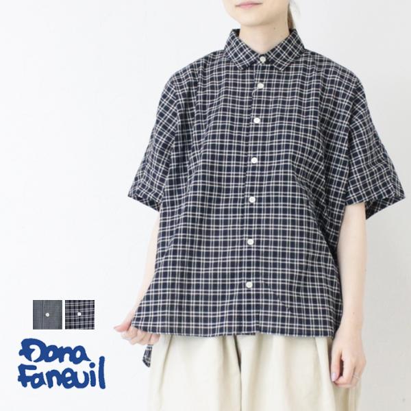 ダナファヌル Dana Faneuil シャーリングチェックシャツ D-6225529 ブラウス 5...