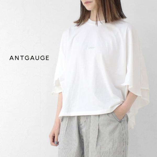 アントゲージ Antgauge モモンガメッシュTシャツ D1204 5分袖 半袖 ロゴプリント ワ...