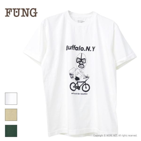 ファング FUNG プリントTシャツ BUFFALO.N.Y メンズ 半袖 デストロイヤー DEST...
