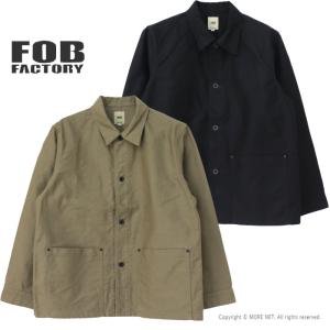 FOBファクトリー FOB FACTORY コードクロス デッキカバーオール F2451 メンズ 日本製 N-1 ジャケット /返品・交換不可/SALE セール｜more-net2