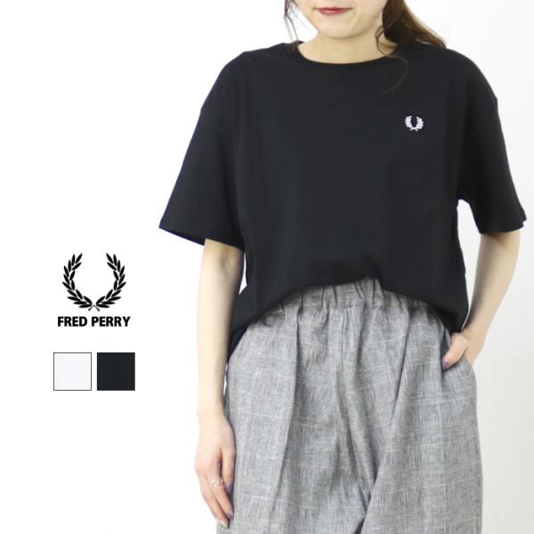 フレッドペリー FRED PERRY クルーネックTシャツ G1142 半袖 ロゴ 無地 刺繍 トッ...