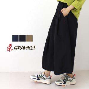 グラミチ Gramicci ナイロンフレアパンツ GLP3-S2030 ワイド 無地 アウトドア レディース ボトム｜more-net2
