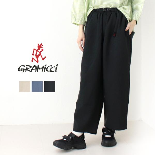 グラミチ GRAMICCI リネンブレンドバルーンパンツ GLP5-SJP14 ワイド 無地 ロゴ ...