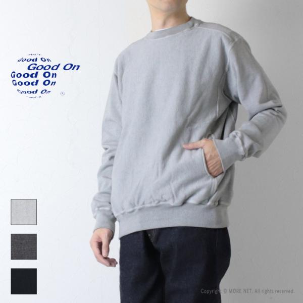 グッドオン Good On ヘビークルースウェット GOBW1912 メンズ レディース 無地 トレ...
