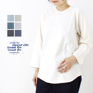 グッドオン Good On ベースボールTシャツ GOLT601 日本製 7分袖 レディース/メール便可｜more-net2