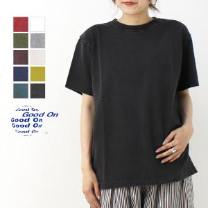 グッドオン Good On ショートスリーブクルーTシャツ GOST-701 日本製 半袖 アメリカ製 無地 レディース｜more-net2