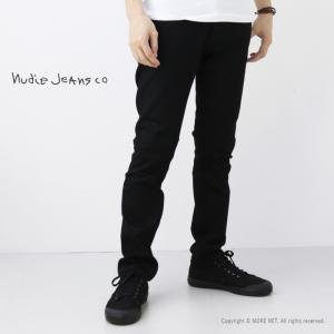 ヌーディージーンズ NUDIE JEANS ストレートスリムフィット GRIM TIM(グリムティム) [DRY EVERBLACK(792)] メンズ L30 ブラック｜more-net2