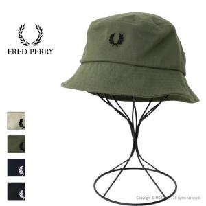 フレッドペリー FRED PERRY ピケバケットハット HW5650 メンズ レディース 帽子 バケハ ワンポイント ロゴ ローレル刺繍｜more-net2