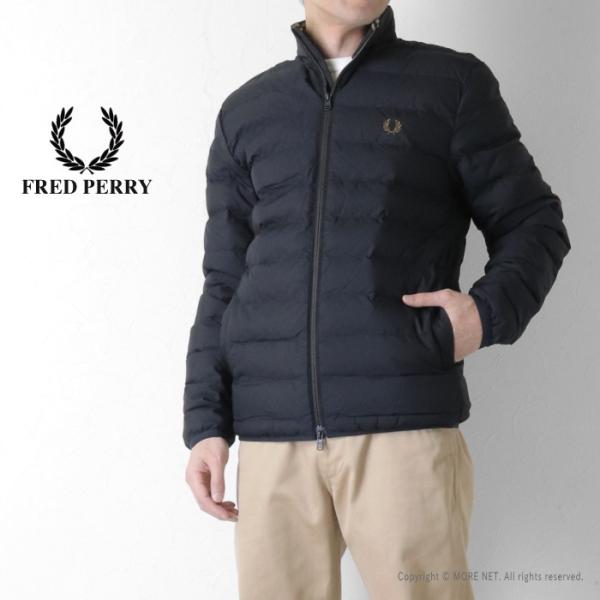 フレッドペリー FRED PERRY リップストップ中綿ジャケット J4564 メンズ インサレーテ...