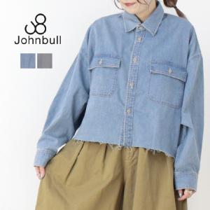 ジョンブル JOHNBULL デニム/ブラックデニムクロップドシャツ JL251S01/JL251S18 トップス 長袖 日本製 レディース 2025春夏｜more-net2
