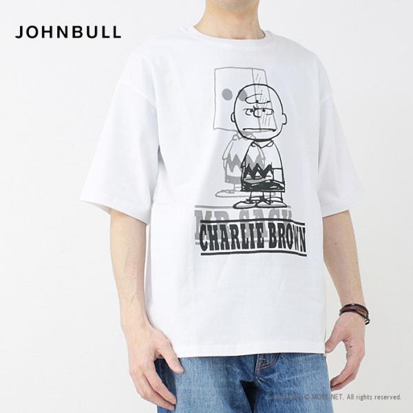 ジョンブル JOHNBULL ピーナッツコラボ プリントTシャツ JT251C52 メンズ CHAR...