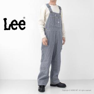 リー Lee ヒッコリーストライプ オーバーオールパンツ LM7254-2104 メンズ DUNGAREES 2025春夏｜more-net2