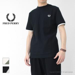 フレッドペリー FRED PERRY ティップライン ピケTシャツ M4654 メンズ 鹿の子 半袖 ワンポイント刺繍 2025春夏｜more-net2