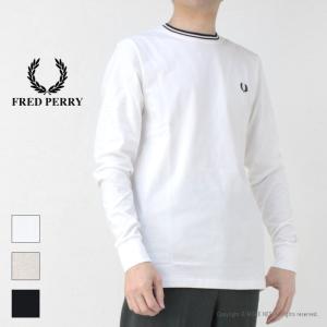 フレッドペリー FRED PERRY ツインティップライン長袖Tシャツ M9602 メンズ レディース ワンポイント 2025春夏｜more-net2