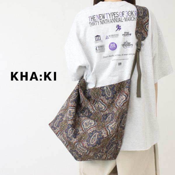 カーキ KHA:KI ショルダーサック2.0 ペイズリー/SHOULDER SACK 2.0 PAI...