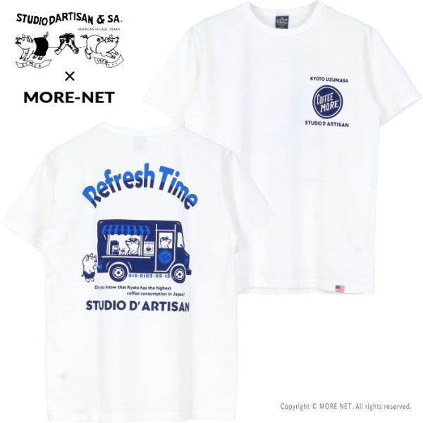 ステュディオ・ダルチザン STUDIO D'ARTISAN モア別注 プリントTシャツ MO-003...