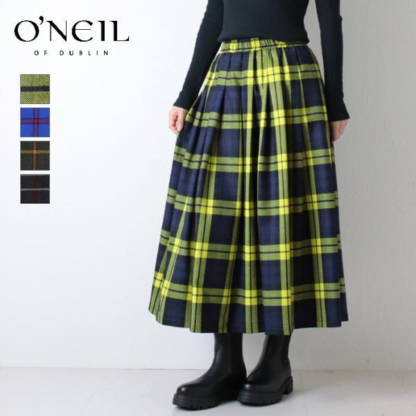 オニール オブ ダブリン O&apos;NEIL OF DUBLIN ロングイージープリーツスカート 83cm...