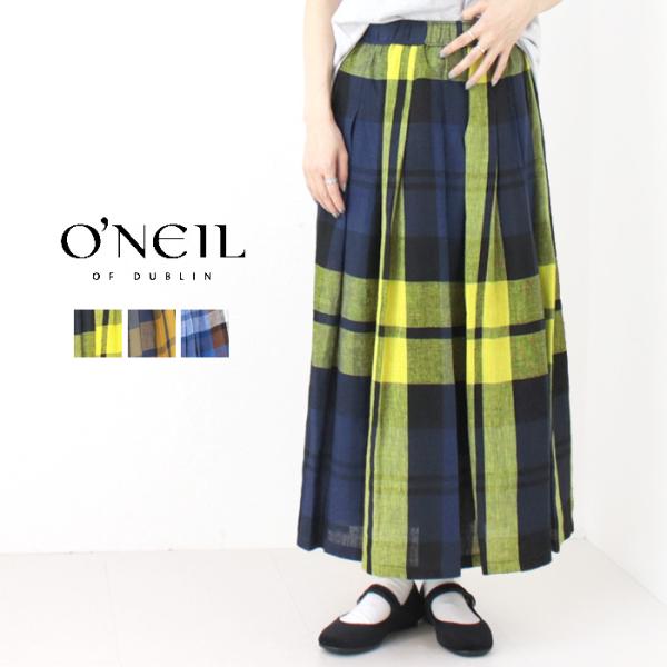 オニール オブ ダブリン O&apos;NEIL OF DUBLIN ソフトプリーツスカート N14183 ボ...