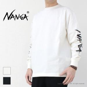 ナンガ NANGA エコハイブリッド スリーブロゴTシャツ N2500-1L030A メンズ 長袖 2025春夏｜more-net2