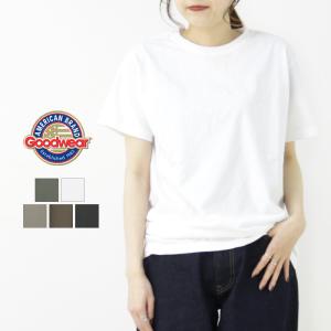 グッドウェア GOODWEAR クルーネックショートスリーブTシャツ ngw0601 アメリカンコットン 半袖 正規代理店商品 レディース/メール便可｜more-net2