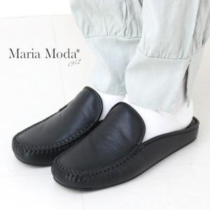 マリアモダ Maria Moda ローファーサンダル NMRM2502L シューズ 靴 スリッポン 本革 軽い イタリア製 レディース 2025春夏｜more-net2