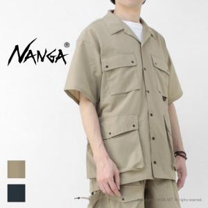 ナンガ NANGA ドットエア ユーティリティーポケット ショートスリーブシャツ NW2411-1H201-A メンズ 30周年記念 半袖 /返品・交換不可/SALE セール｜more-net2