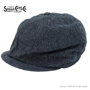 シュガーケーン SUGAR CANE コットンコバート アップルジャックキャップ SC02625 メンズ 日本製 帽子 キャスケット｜more-net2